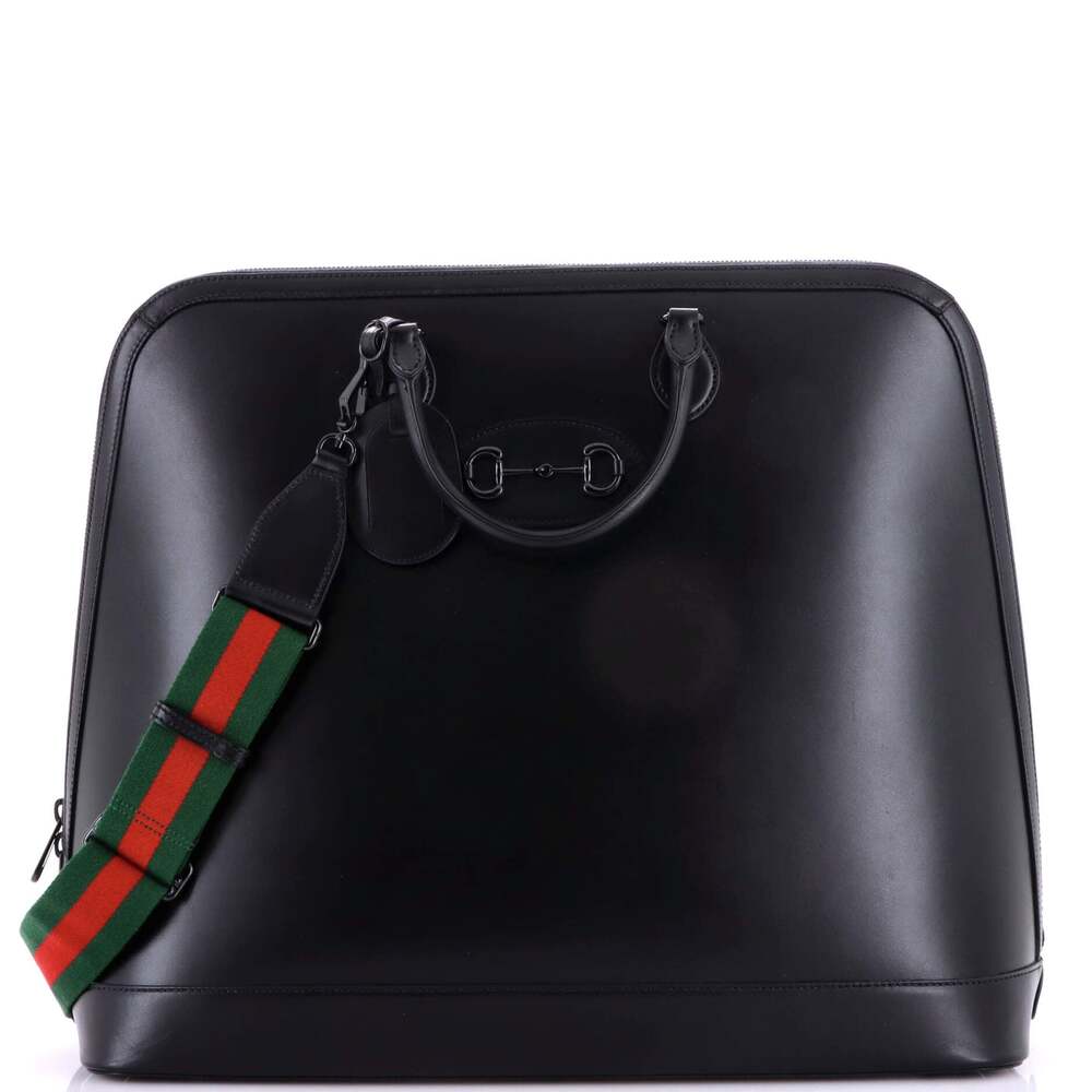 Gucci Horsebit Web Duffle Bag Leather #270346G18B